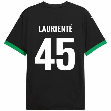 Kandiny Femme Maillot Armand Laurienté #45 Noir Vert Foncé Tenues Domicile 2024/25 T-Shirt