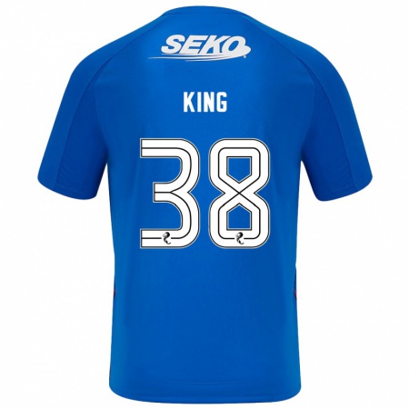 Kandiny Femme Maillot Leon King #38 Bleu Foncé Tenues Domicile 2024/25 T-Shirt