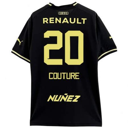 Kandiny Femme Maillot Lorenzo Couture #20 Noir Jaune Tenues Extérieur 2024/25 T-Shirt