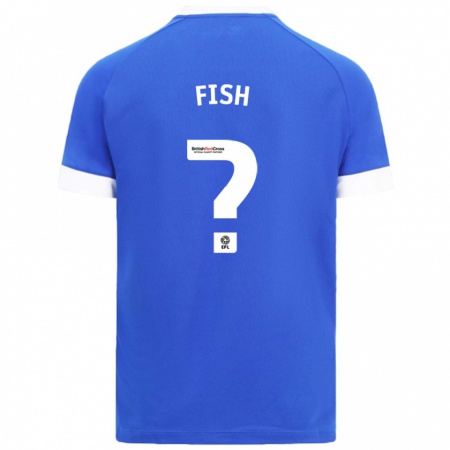 Kandiny Enfant Maillot Will Fish #0 Bleu Ciel Tenues Domicile 2024/25 T-Shirt