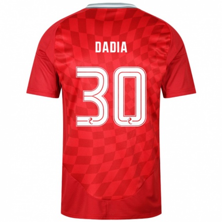 Kandiny Enfant Maillot Or Dadia #30 Rouge Tenues Domicile 2024/25 T-Shirt