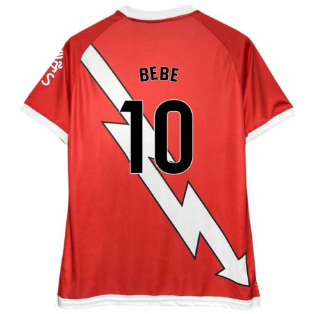 Kandiny Enfant Maillot Bebé #10 Blanc Rouge Tenues Domicile 2024/25 T-Shirt