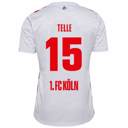 Kandiny Enfant Maillot Neo Telle #15 Blanc Rouge Tenues Domicile 2024/25 T-Shirt