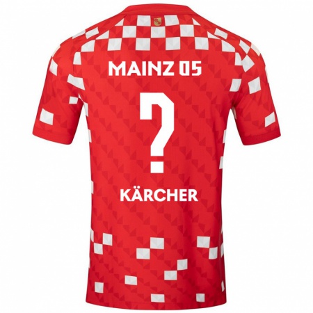 Kandiny Enfant Maillot Bent Kärcher #0 Blanc Rouge Tenues Domicile 2024/25 T-Shirt