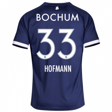 Kandiny Enfant Maillot Philipp Hofmann #33 Bleu Foncé Tenues Domicile 2024/25 T-Shirt