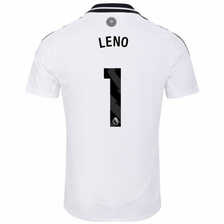 Kandiny Enfant Maillot Bernd Leno #1 Blanc Tenues Domicile 2024/25 T-Shirt