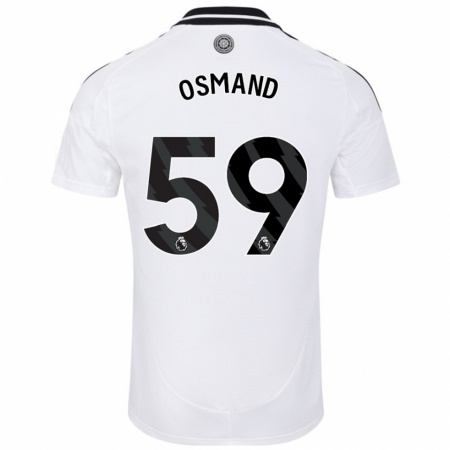 Kandiny Enfant Maillot Callum Osmand #59 Blanc Tenues Domicile 2024/25 T-Shirt