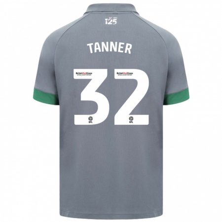 Kandiny Enfant Maillot Ollie Tanner #32 Gris Foncé Tenues Extérieur 2024/25 T-Shirt