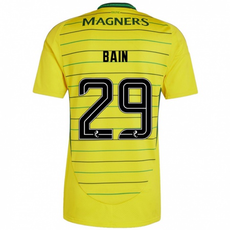 Kandiny Enfant Maillot Scott Bain #29 Jaune Tenues Extérieur 2024/25 T-Shirt