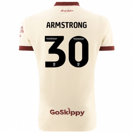 Kandiny Enfant Maillot Sinclair Armstrong #30 Blanc Crème Tenues Extérieur 2024/25 T-Shirt