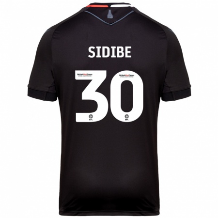 Kandiny Enfant Maillot Souleymane Sidibe #30 Noir Tenues Extérieur 2024/25 T-Shirt