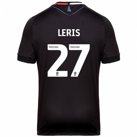 Kandiny Enfant Maillot Mehdi Léris #27 Noir Tenues Extérieur 2024/25 T-Shirt