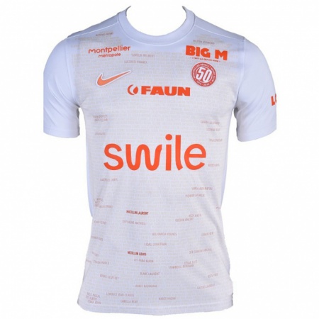 Kandiny Enfant Maillot Lucas Da Silva #0 Blanc Tenues Extérieur 2024/25 T-Shirt