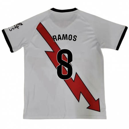 Kandiny Enfant Maillot Iván Ramos #8 Rouge Tenues Extérieur 2024/25 T-Shirt