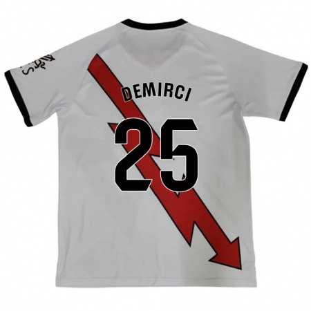 Kandiny Enfant Maillot Mert Demirci #25 Rouge Tenues Extérieur 2024/25 T-Shirt