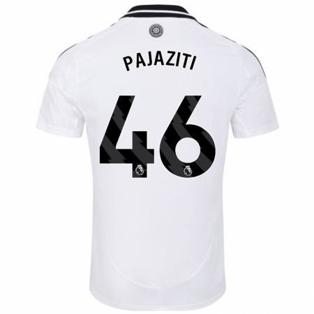 Kandiny Homme Maillot Adrion Pajaziti #46 Blanc Tenues Domicile 2024/25 T-Shirt