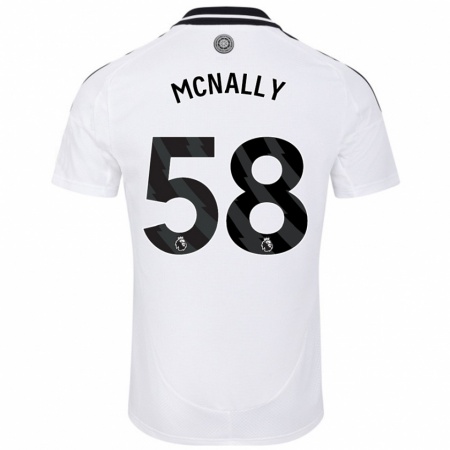 Kandiny Homme Maillot Alfie Mcnally #58 Blanc Tenues Domicile 2024/25 T-Shirt