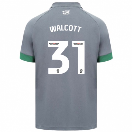 Kandiny Homme Maillot Malachi Fagan-Walcott #31 Gris Foncé Tenues Extérieur 2024/25 T-Shirt