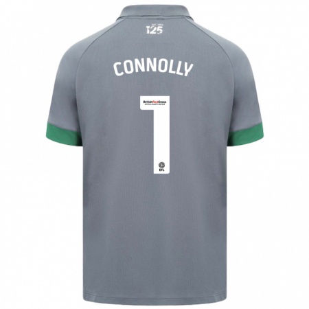 Kandiny Homme Maillot Daisy Connolly #1 Gris Foncé Tenues Extérieur 2024/25 T-Shirt