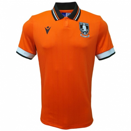 Kandiny Homme Maillot Callum Paterson #13 Orange Blanc Tenues Extérieur 2024/25 T-Shirt