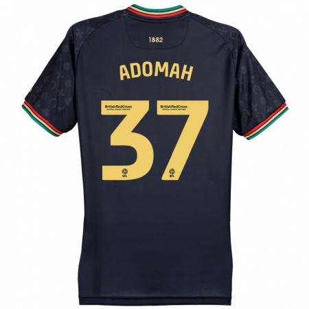 Kandiny Homme Maillot Albert Adomah #37 Bleu Marine Foncé Tenues Extérieur 2024/25 T-Shirt