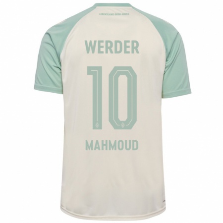 Kandiny Homme Maillot Tuana Mahmoud #10 Blanc Cassé Vert Clair Tenues Extérieur 2024/25 T-Shirt