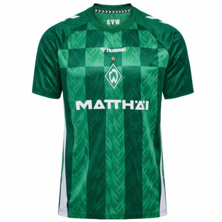 Kandiny Femme Maillot Milos Veljkovic #13 Vert Tenues Domicile 2024/25 T-Shirt