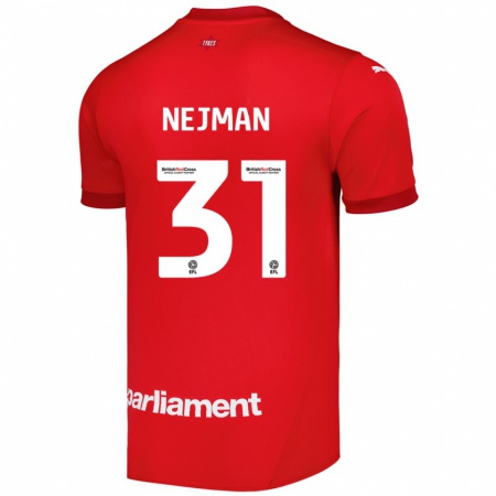 Kandiny Enfant Maillot Harrison Nejman #31 Rouge Tenues Domicile 2024/25 T-Shirt