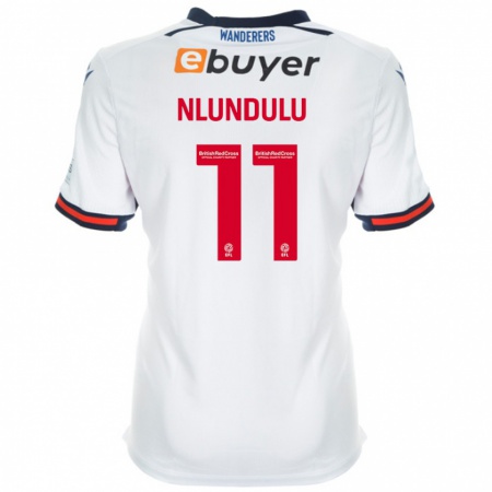 Kandiny Enfant Maillot Dan Nlundulu #11 Blanc Tenues Domicile 2024/25 T-Shirt