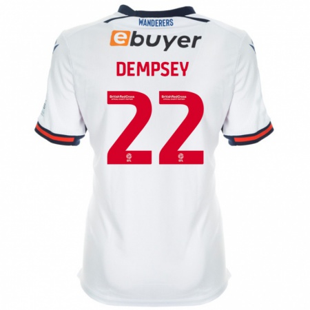 Kandiny Enfant Maillot Kyle Dempsey #22 Blanc Tenues Domicile 2024/25 T-Shirt