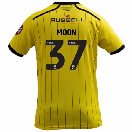 Kandiny Enfant Maillot Jasper Moon #37 Jaune Tenues Domicile 2024/25 T-Shirt