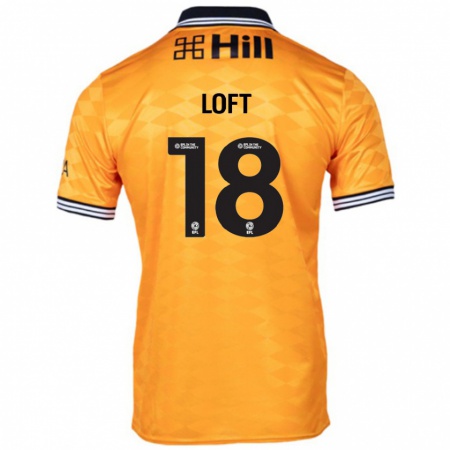 Kandiny Enfant Maillot Ryan Loft #18 Orange Tenues Domicile 2024/25 T-Shirt