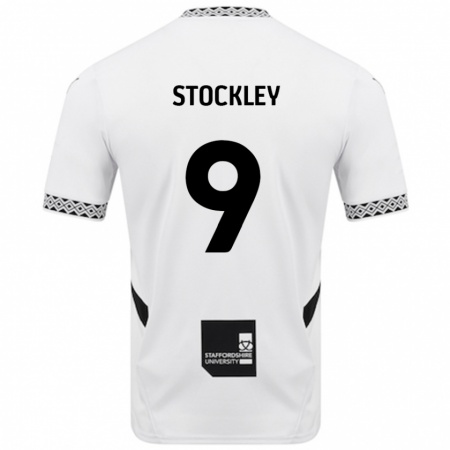 Kandiny Enfant Maillot Jayden Stockley #9 Blanc Tenues Domicile 2024/25 T-Shirt