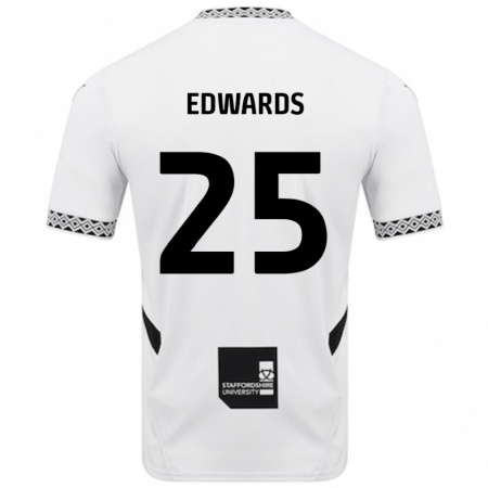 Kandiny Enfant Maillot Diamond Edwards #25 Blanc Tenues Domicile 2024/25 T-Shirt