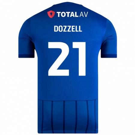 Kandiny Enfant Maillot Andre Dozzell #21 Bleu Tenues Domicile 2024/25 T-Shirt