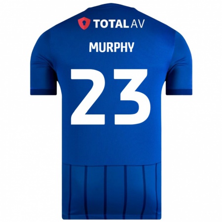 Kandiny Enfant Maillot Josh Murphy #23 Bleu Tenues Domicile 2024/25 T-Shirt