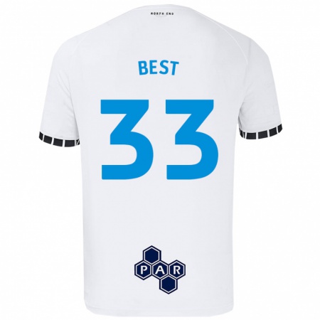 Kandiny Enfant Maillot Kian Best #33 Blanc Tenues Domicile 2024/25 T-Shirt