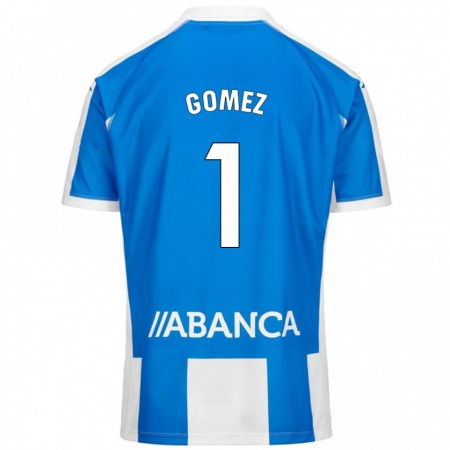 Kandiny Enfant Maillot Yohana Gómez #1 Bleu Blanc Tenues Domicile 2024/25 T-Shirt