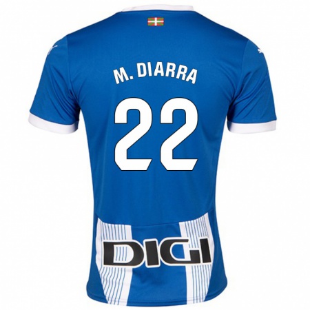 Kandiny Enfant Maillot Moussa Diarra #22 Bleu Tenues Domicile 2024/25 T-Shirt