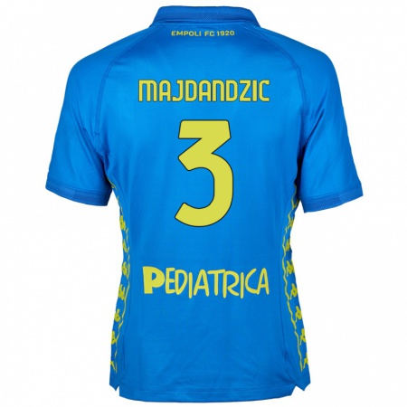 Kandiny Enfant Maillot Patrik Majdandzic #3 Bleu Tenues Domicile 2024/25 T-Shirt