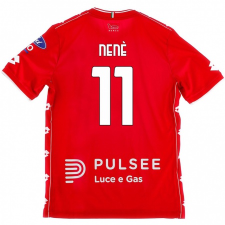 Kandiny Enfant Maillot Stephen Nenè #11 Rouge Blanc Tenues Domicile 2024/25 T-Shirt