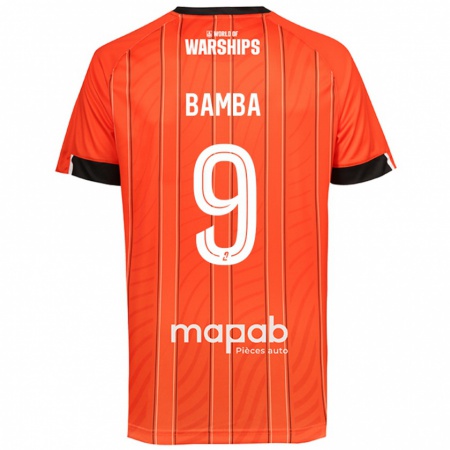 Kandiny Enfant Maillot Mohamed Bamba #9 Orange Tenues Domicile 2024/25 T-Shirt