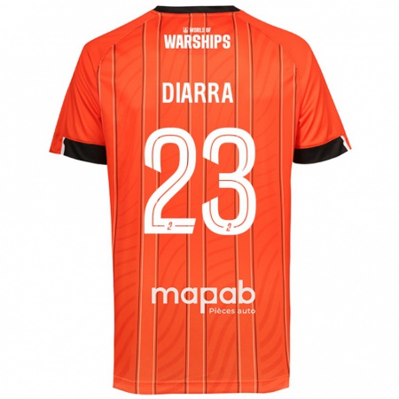 Kandiny Enfant Maillot Stéphane Diarra #23 Orange Tenues Domicile 2024/25 T-Shirt