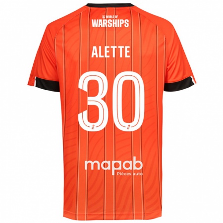 Kandiny Enfant Maillot Gaël Alette #30 Orange Tenues Domicile 2024/25 T-Shirt