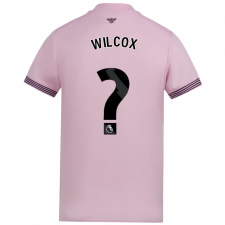 Kandiny Enfant Maillot Max Wilcox #0 Rose Tenues Extérieur 2024/25 T-Shirt