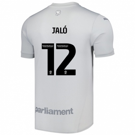 Kandiny Enfant Maillot Fábio Jaló #12 Gris Argenté Tenues Extérieur 2024/25 T-Shirt