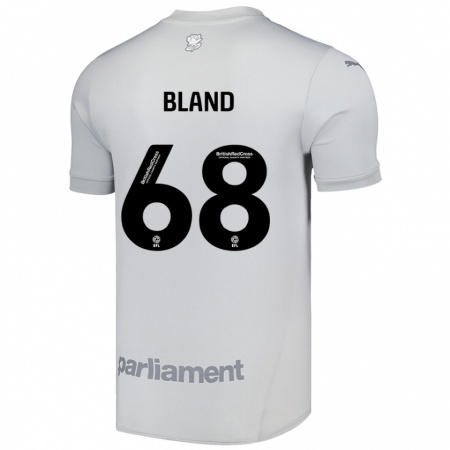 Kandiny Enfant Maillot Jonathan Bland #68 Gris Argenté Tenues Extérieur 2024/25 T-Shirt