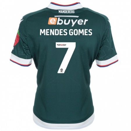 Kandiny Enfant Maillot Carlos Mendes #7 Vert Foncé Tenues Extérieur 2024/25 T-Shirt