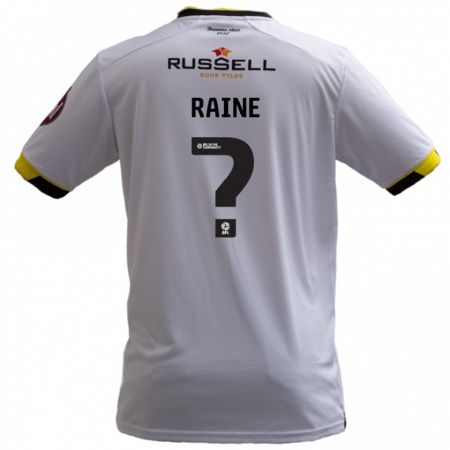 Kandiny Enfant Maillot Max Raine #0 Blanc Tenues Extérieur 2024/25 T-Shirt