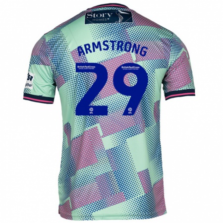 Kandiny Enfant Maillot Luke Armstrong #29 Vert Tenues Extérieur 2024/25 T-Shirt